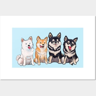 Shiba Friends Posters and Art